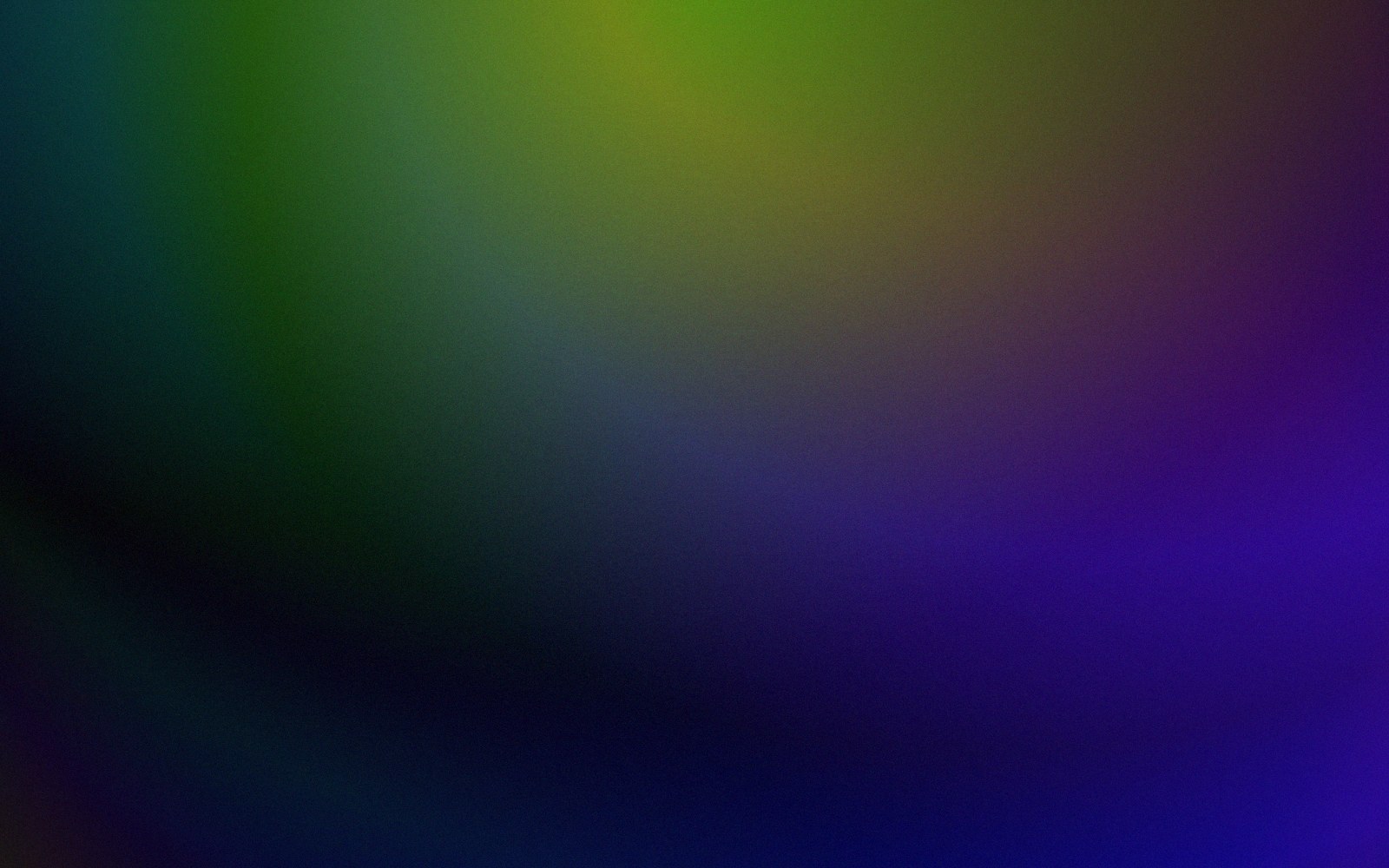 Blurred gradient of green, blue and purple tones illustrating color banding